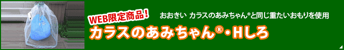 WEB限定商品！カラスのあみちゃん®・Hしろ